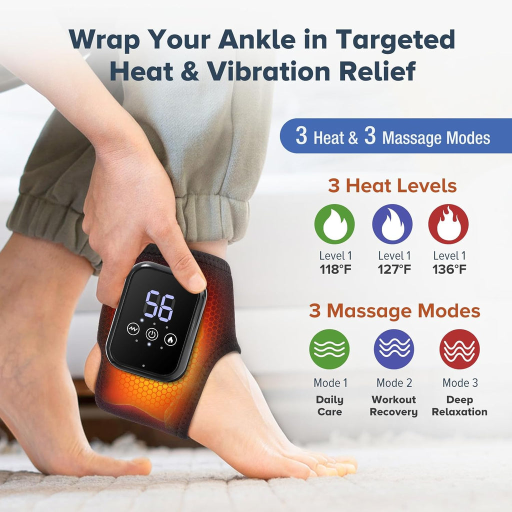 Solevia Dreifach-Technologie-Massagegerät mit Heizkissen